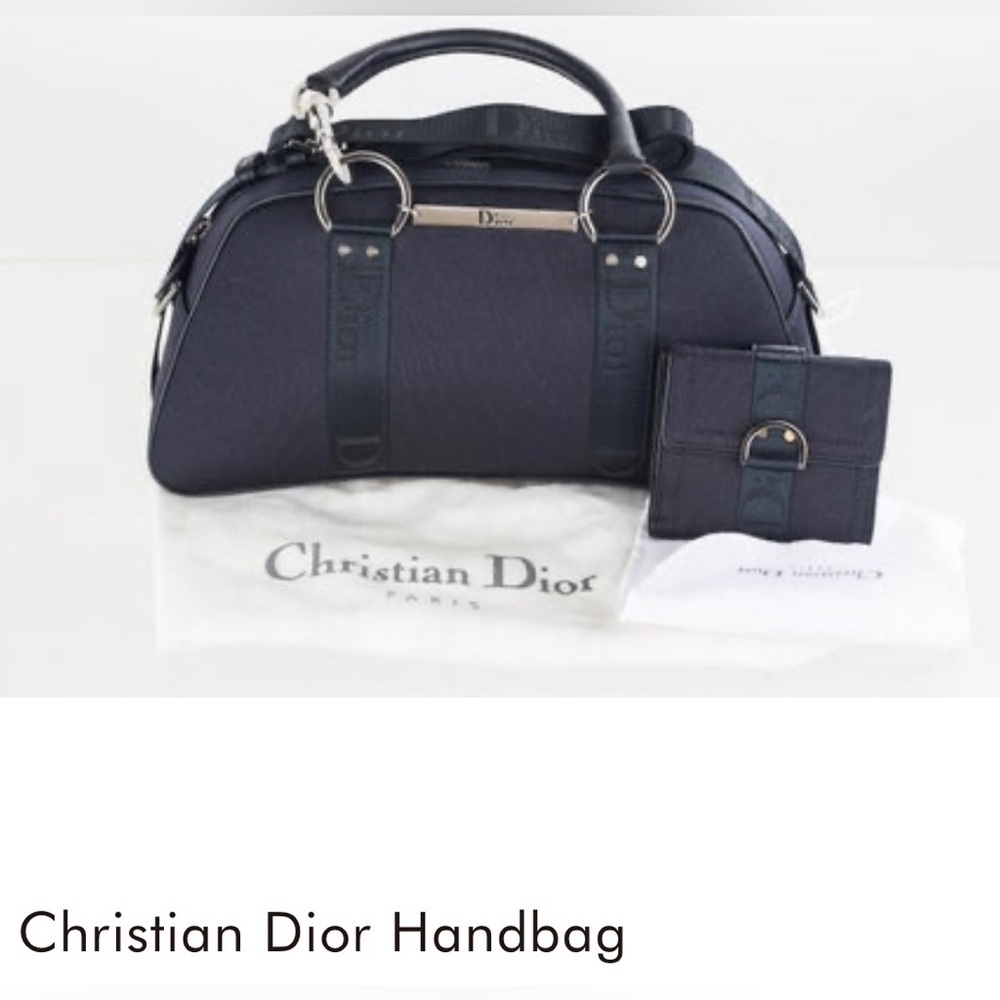 DUO ⚡️Dior Hardcore by Galliano cloth handbag with coordinated wallet (2003)
